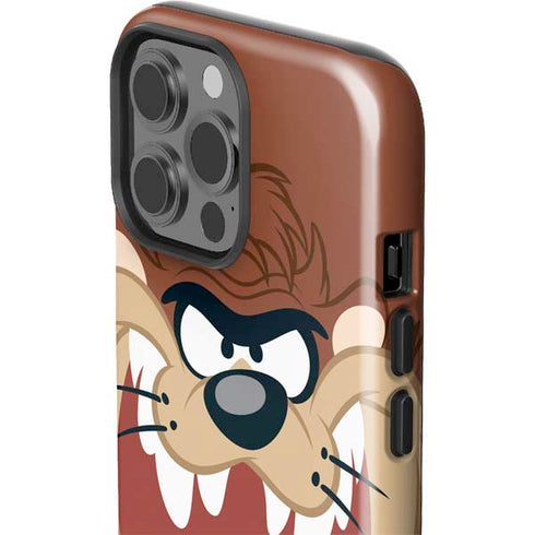 Looney Tunes Tasmanian Devil Up Close iPhone 15 Pro Max Impact Case