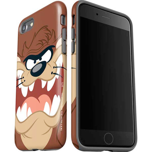 Looney Tunes Tasmanian Devil Up Close iPhone SE (2nd & 3rd Gen) Pro Case