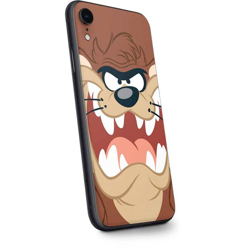 Looney Tunes Tasmanian Devil Up Close iPhone XR Skin