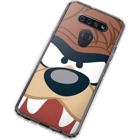 Looney Tunes Tasmanian Devil Up Close LG K51/Q51 Clear Case