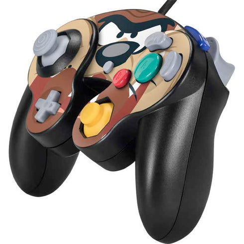 Looney Tunes Tasmanian Devil Up Close Nintendo GameCube Controller Skin