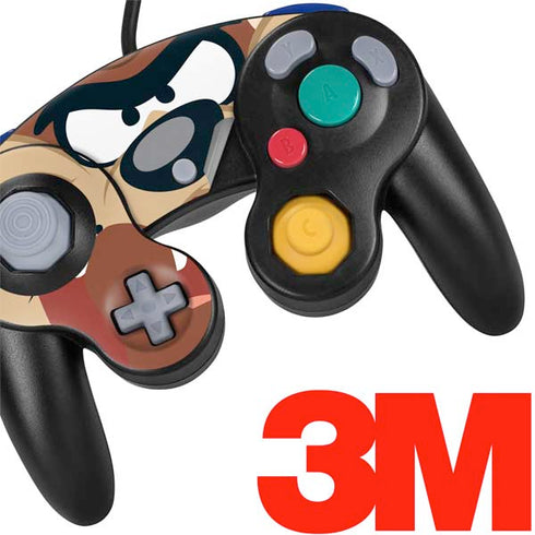 Looney Tunes Tasmanian Devil Up Close Nintendo GameCube Controller Skin