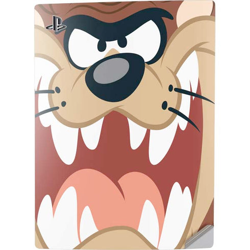 Looney Tunes Tasmanian Devil Up Close PS5 Digital Edition Console Skin