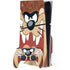 Looney Tunes Tasmanian Devil Up Close PS5 Slim Disk Bundle Skin