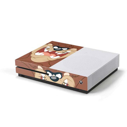 Looney Tunes Tasmanian Devil Up Close Xbox One S Console Skin