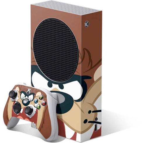 Looney Tunes Tasmanian Devil Up Close Xbox Series S Bundle Skin