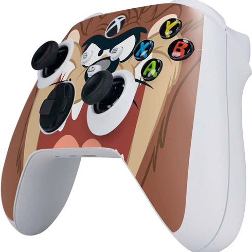Looney Tunes Tasmanian Devil Up Close Xbox Series S Controller Skin