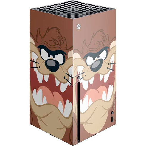 Looney Tunes Tasmanian Devil Up Close Xbox Series X Console Skin