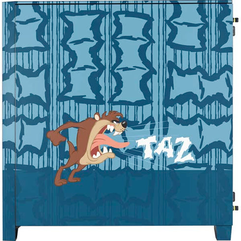 Looney Tunes Tasmanian Devil Yell Corsair 4000D Tempered Glass Mid-Tower ATX Case Skin