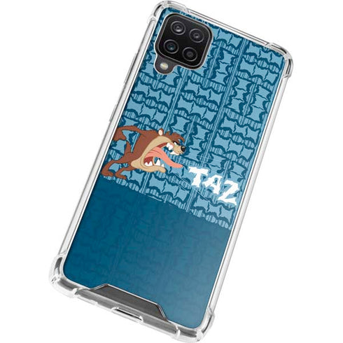 Looney Tunes Tasmanian Devil Yell Galaxy A12 Clear Case