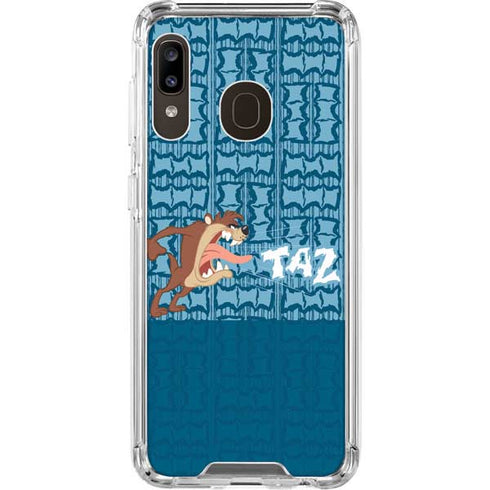 Looney Tunes Tasmanian Devil Yell Galaxy A30 Clear Case