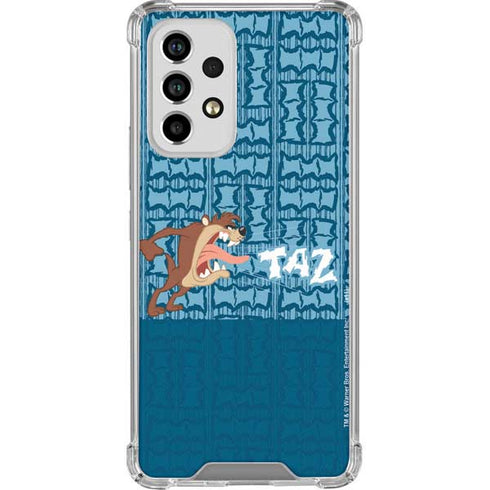 Looney Tunes Tasmanian Devil Yell Galaxy A53 5G Clear Case