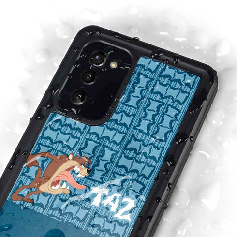 Looney Tunes Tasmanian Devil Yell Galaxy Note20 5G Waterproof Case