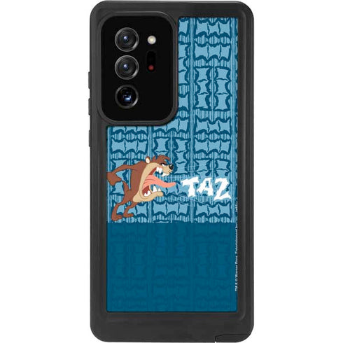 Looney Tunes Tasmanian Devil Yell Galaxy Note20 Ultra 5G Waterproof Case
