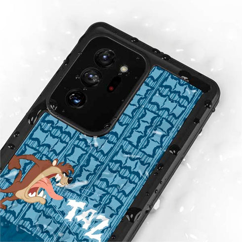 Looney Tunes Tasmanian Devil Yell Galaxy Note20 Ultra 5G Waterproof Case