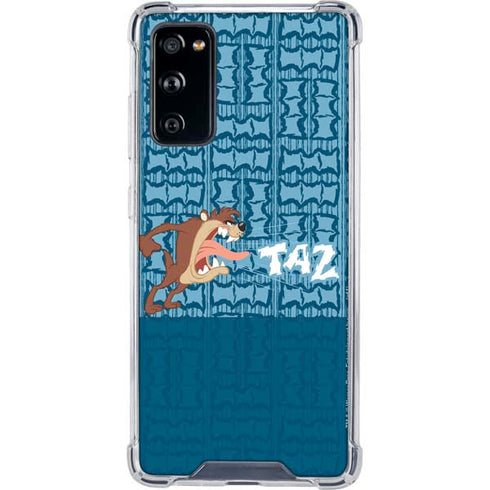 Looney Tunes Tasmanian Devil Yell Galaxy S20 FE Clear Case