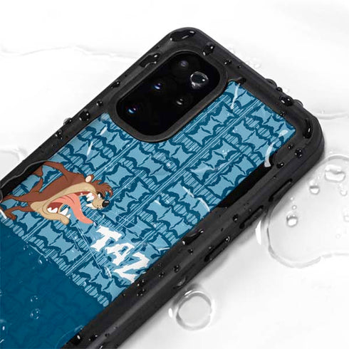 Looney Tunes Tasmanian Devil Yell Galaxy S20 Plus Waterproof Case