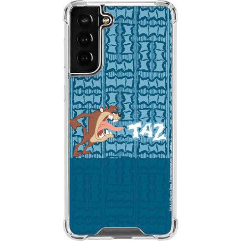 Looney Tunes Tasmanian Devil Yell Galaxy S22 Plus Clear Case