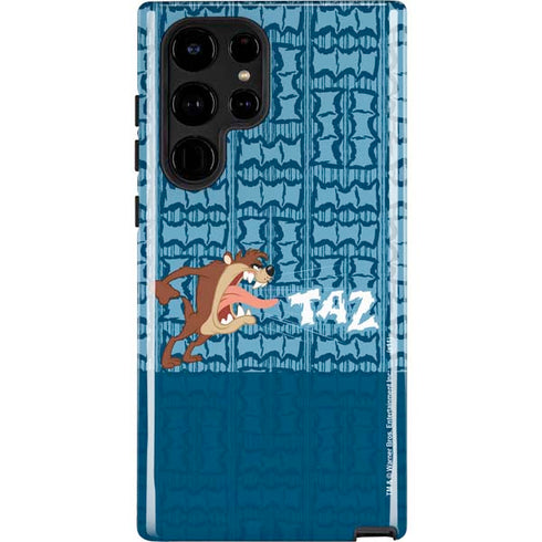 Looney Tunes Tasmanian Devil Yell Galaxy S22 Ultra Pro Case