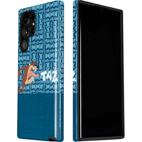 Looney Tunes Tasmanian Devil Yell Galaxy S22 Ultra Pro Case
