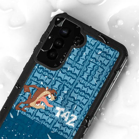 Looney Tunes Tasmanian Devil Yell Galaxy S23 Plus Waterproof Case