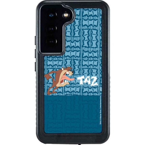 Looney Tunes Tasmanian Devil Yell Galaxy S23 Waterproof Case