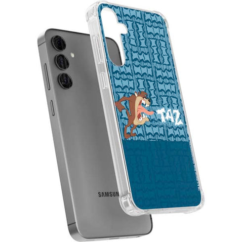 Looney Tunes Tasmanian Devil Yell Galaxy S24 Plus Clear Case