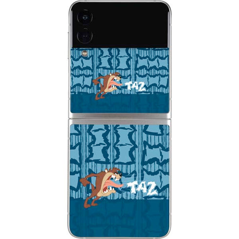 Looney Tunes Tasmanian Devil Yell Galaxy Z Flip3 5G Skin