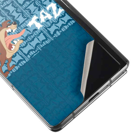 Looney Tunes Tasmanian Devil Yell Galaxy Z Fold2 5G Skin
