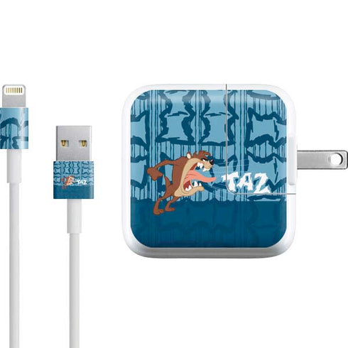 Looney Tunes Tasmanian Devil Yell iPad Charger (10W USB) Skin