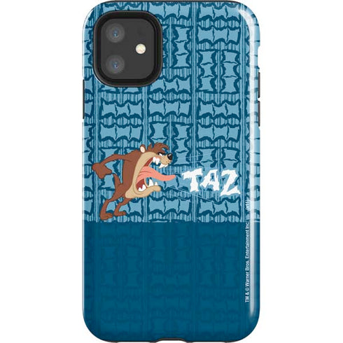 Looney Tunes Tasmanian Devil Yell iPhone 11 Impact Case