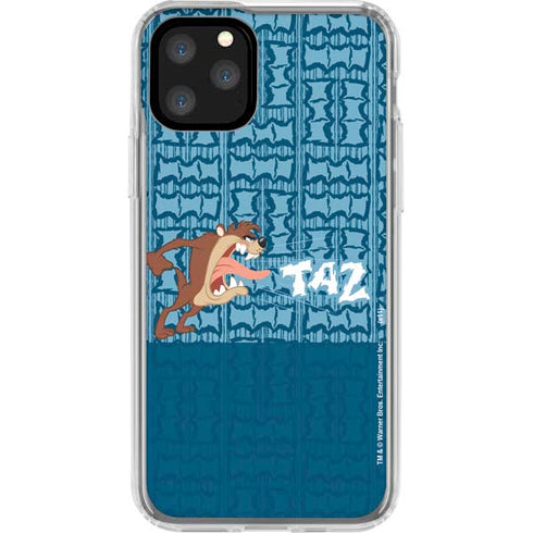 Looney Tunes Tasmanian Devil Yell iPhone 11 Pro Clear Case