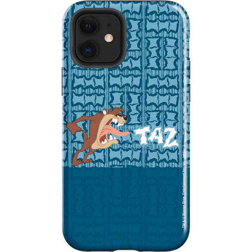 Looney Tunes Tasmanian Devil Yell iPhone 12 Impact Case