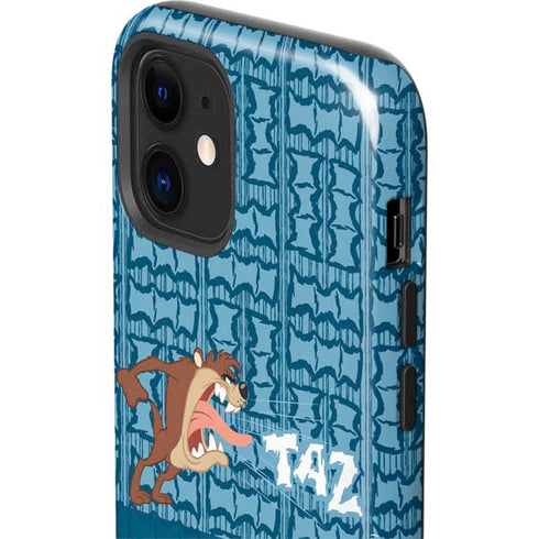 Looney Tunes Tasmanian Devil Yell iPhone 12 Impact Case