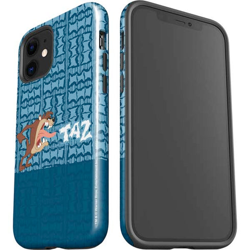 Looney Tunes Tasmanian Devil Yell iPhone 12 Impact Case