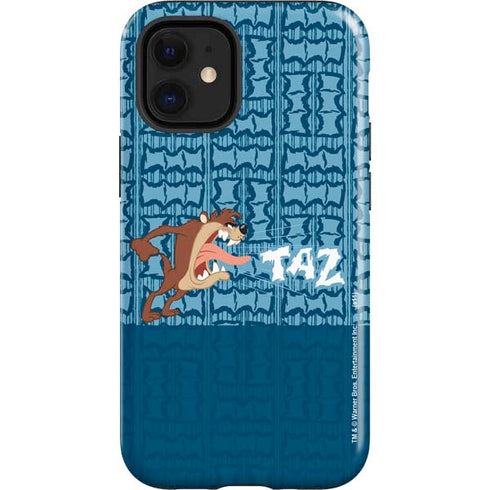 Looney Tunes Tasmanian Devil Yell iPhone 12 Mini Impact Case