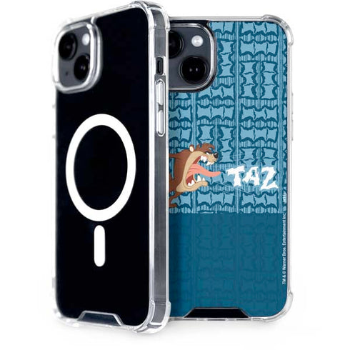 Looney Tunes Tasmanian Devil Yell iPhone 13 MagSafe Case