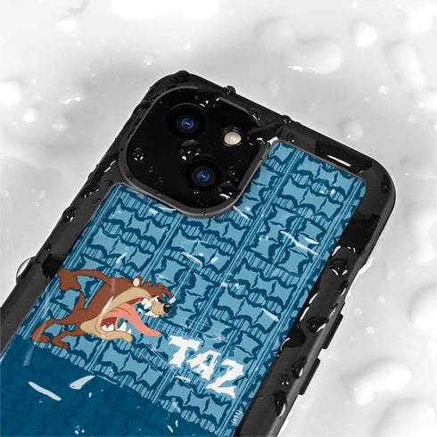 Looney Tunes Tasmanian Devil Yell iPhone 13 Mini Waterproof Case
