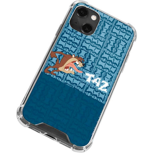 Looney Tunes Tasmanian Devil Yell iPhone 14 Plus Clear Case