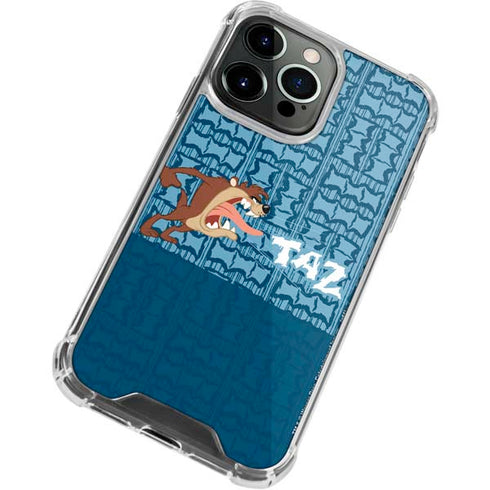 Looney Tunes Tasmanian Devil Yell iPhone 15 Pro Clear Case