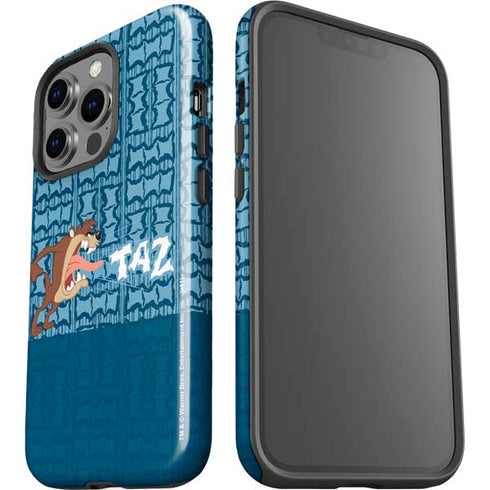 Looney Tunes Tasmanian Devil Yell iPhone 15 Pro Impact Case