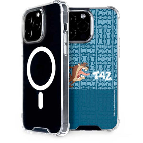 Looney Tunes Tasmanian Devil Yell iPhone 15 Pro Max MagSafe Case