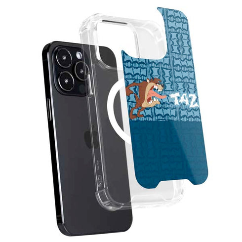 Looney Tunes Tasmanian Devil Yell iPhone 15 Pro Max MagSafe Case