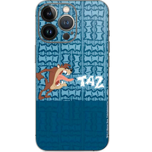Looney Tunes Tasmanian Devil Yell iPhone 14 Pro Skin