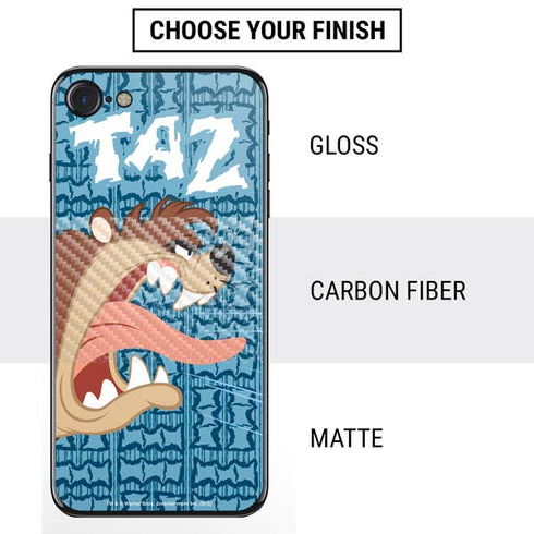 Looney Tunes Tasmanian Devil Yell iPhone SE (2nd & 3rd Gen) Skin