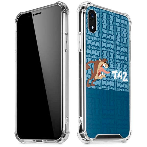 Looney Tunes Tasmanian Devil Yell iPhone XR Clear Case
