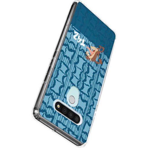 Looney Tunes Tasmanian Devil Yell LG Stylo 6 Clear Case