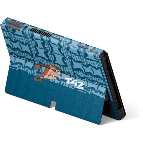 Looney Tunes Tasmanian Devil Yell Nintendo Switch OLED (2021) Skin
