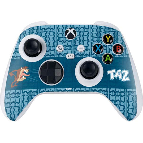 Looney Tunes Tasmanian Devil Yell Xbox Series S Controller Skin