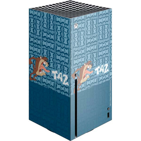 Looney Tunes Tasmanian Devil Yell Xbox Series X Console Skin